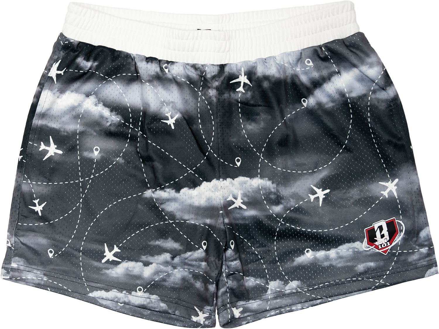 Baseball Lifestyle 101 Boys' 5” Flight Map Shorts product image