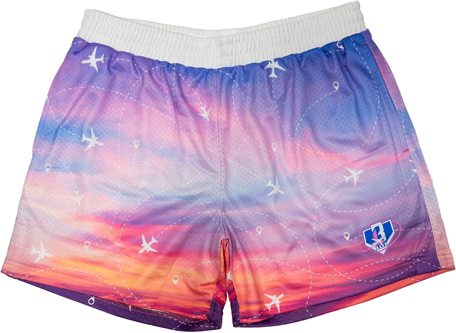 Baseball Lifestyle 101 Boys' 5” Flight Map Shorts product image