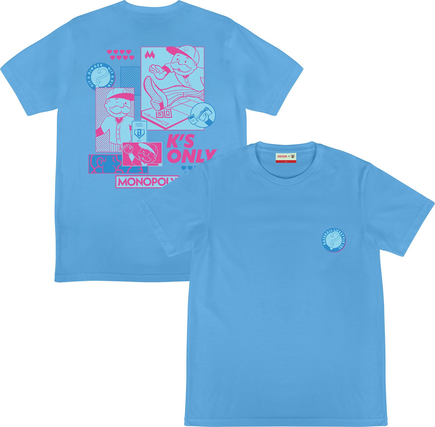 Baseball Lifestyle 101 x Monopoly Men's K's Only Shirt product image