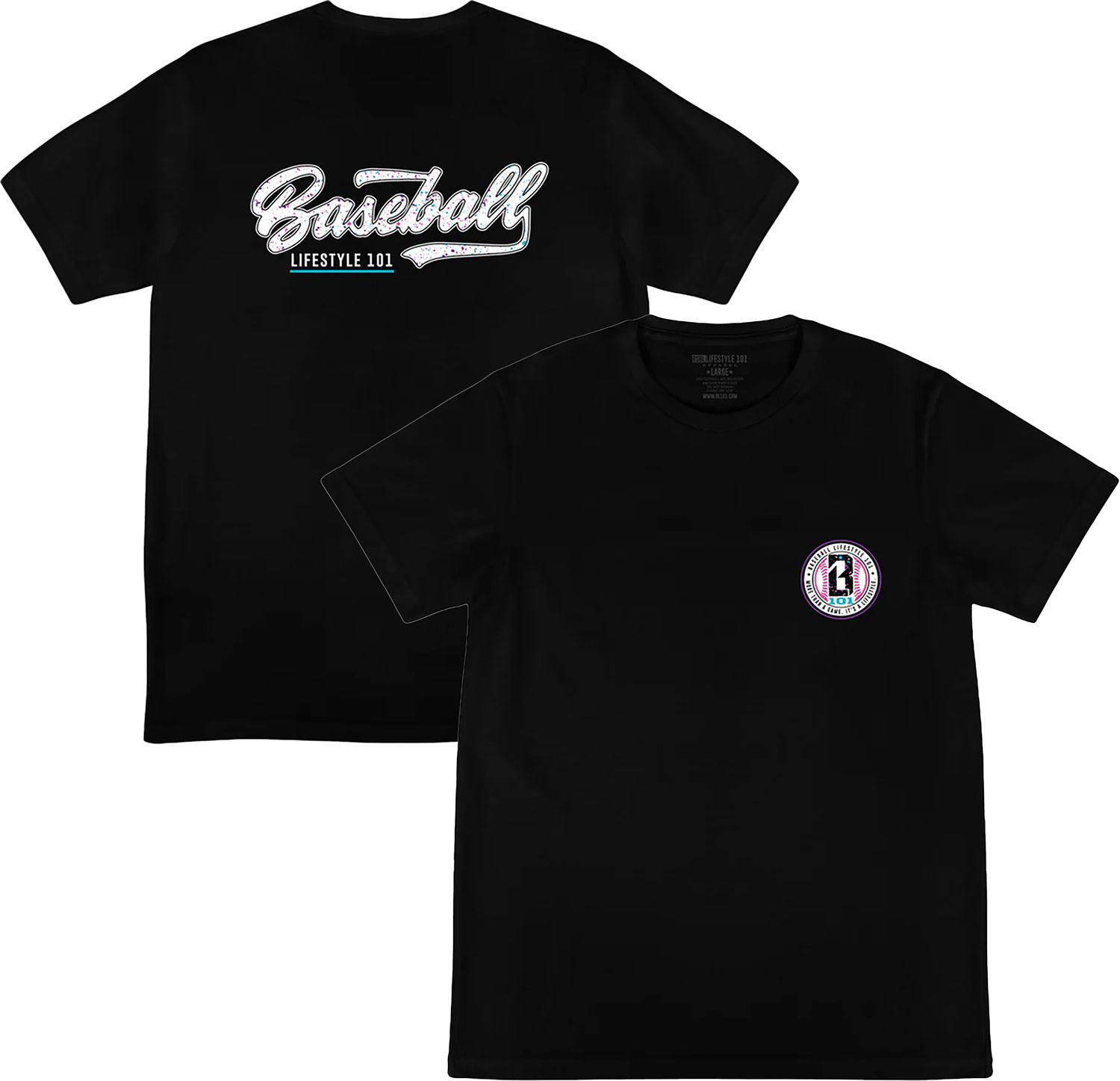 Baseball Lifestyle 101 Men's Splatter Shirt product image