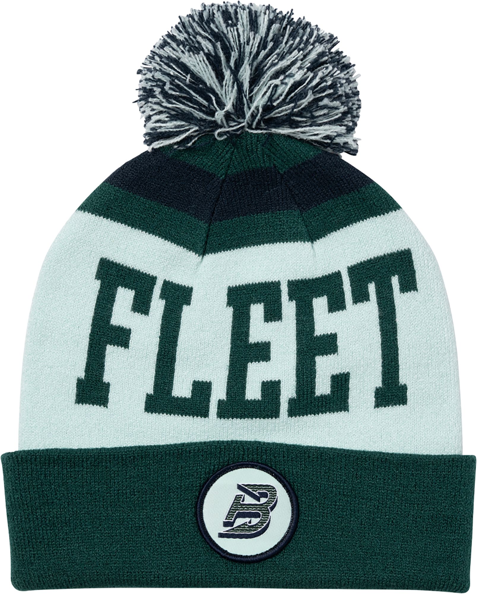 Bauer Adult Boston Fleet Green Pom Knit Beanie product image