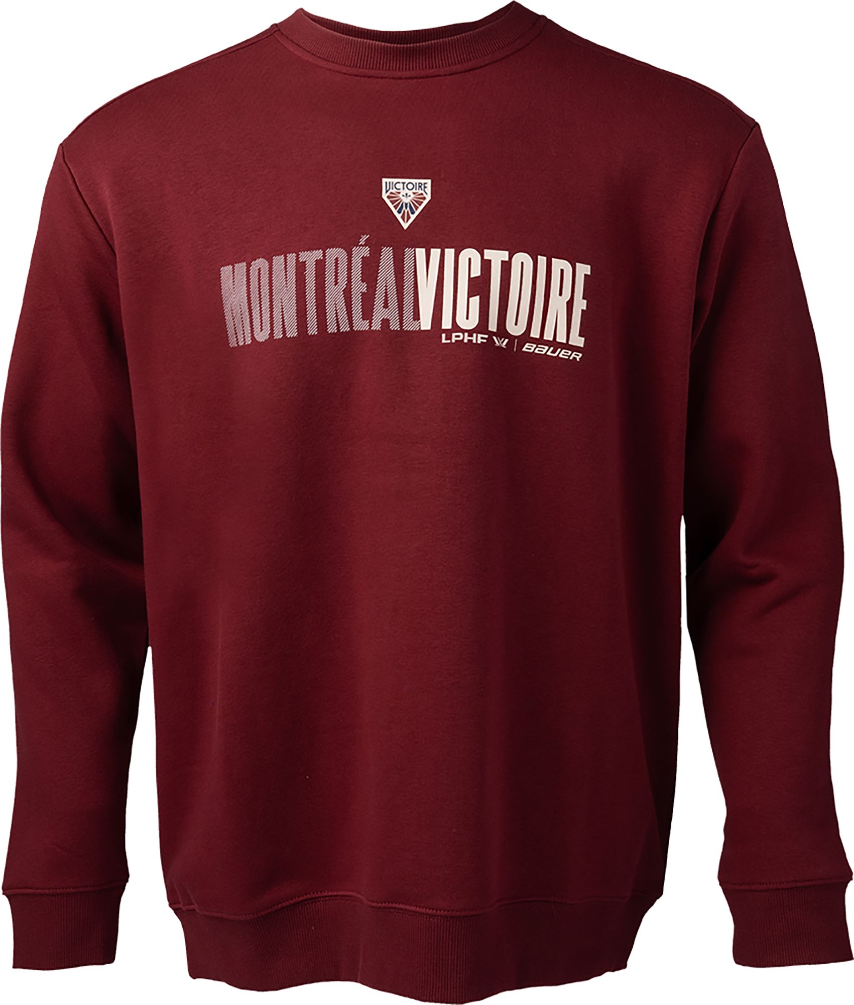Bauer Men's Montreal Victoire Maroon Crewneck Sweatshirt product image