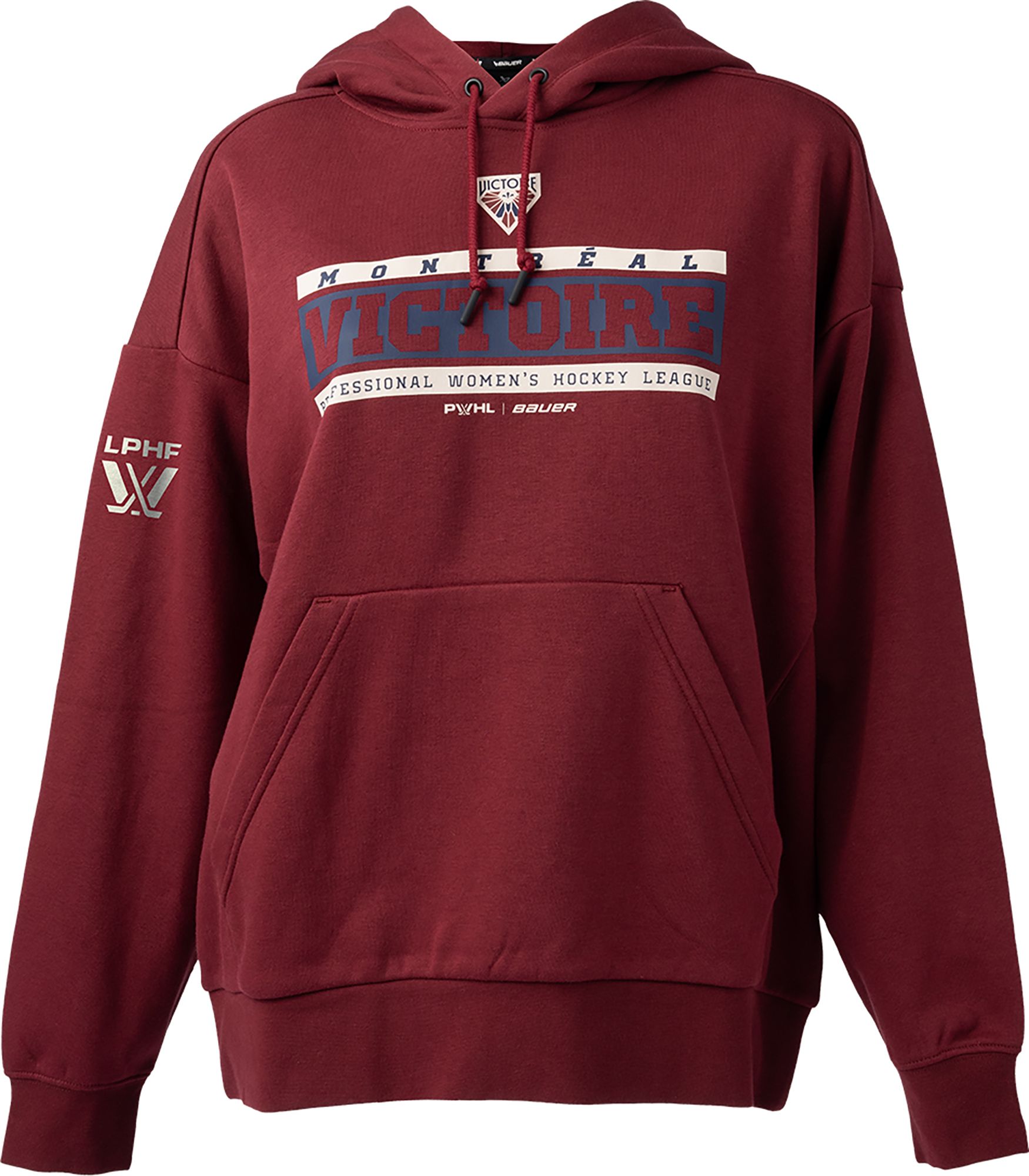 Bauer Women's Montreal Victoire Maroon Pullover Hoodie product image