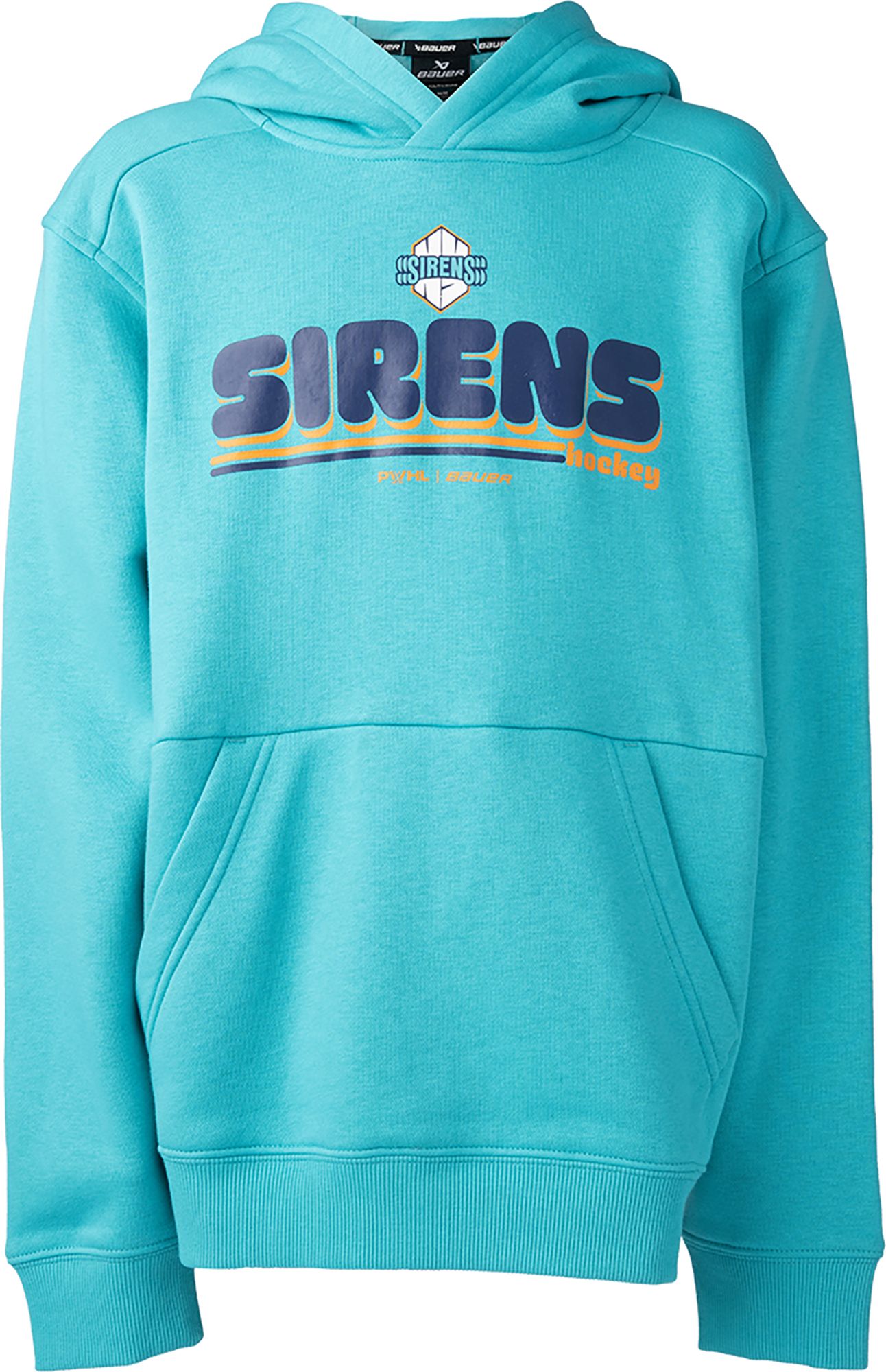 Bauer Youth New York Sirens Teal Pullover Hoodie product image