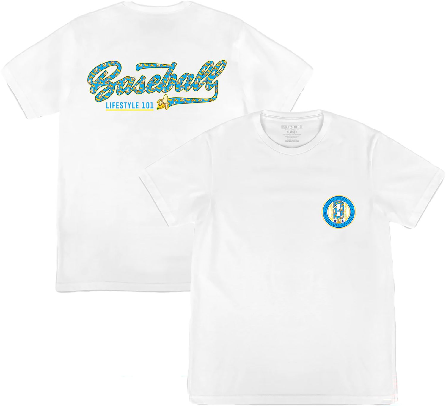Baseball Lifestyle 101 Men's Banana Shirt product image