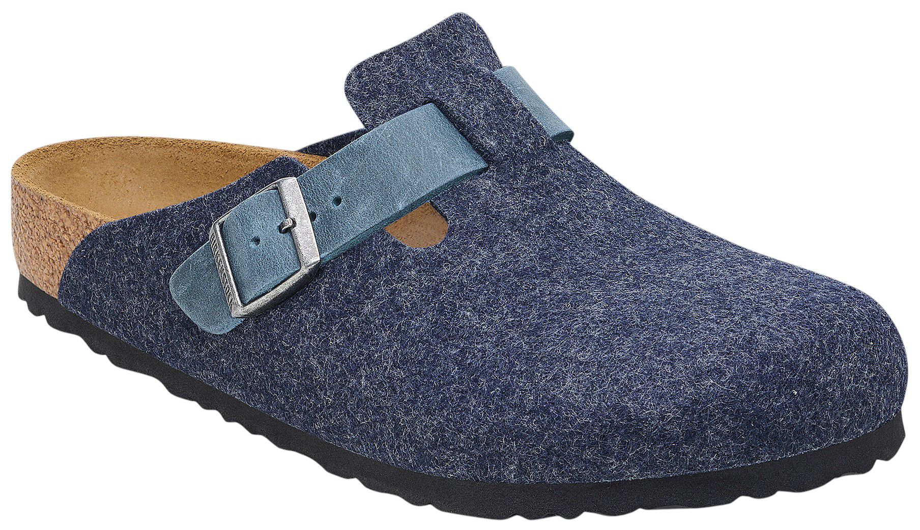 Birkenstock Men's Boston Natural Leather-Felt Clog product image