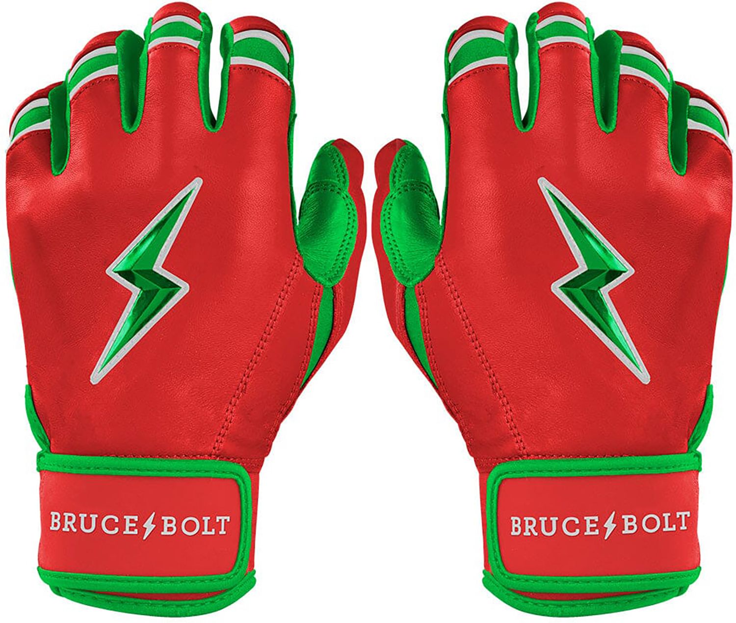 BRUCE BOLT Men's Big League Chew Short Cuff Batting Gloves product image