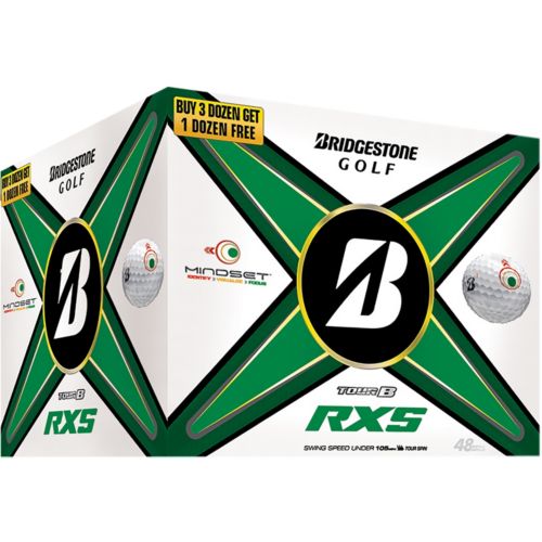Bridgestone 2024 Tour B RXS Quadfecta Golf Balls - 4 Dozen