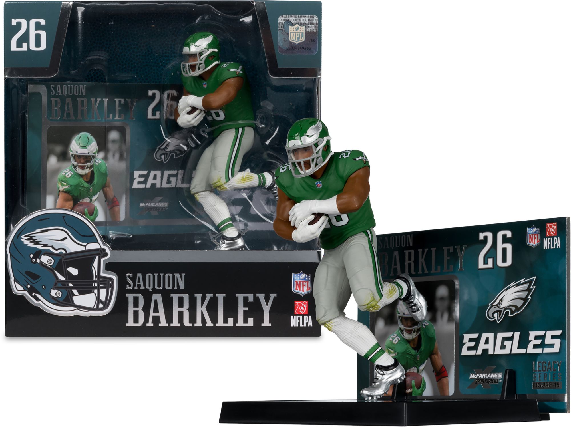Imports Dragon Philadelphia Eagles Saquon Barkley #26 Posed Figurine product image
