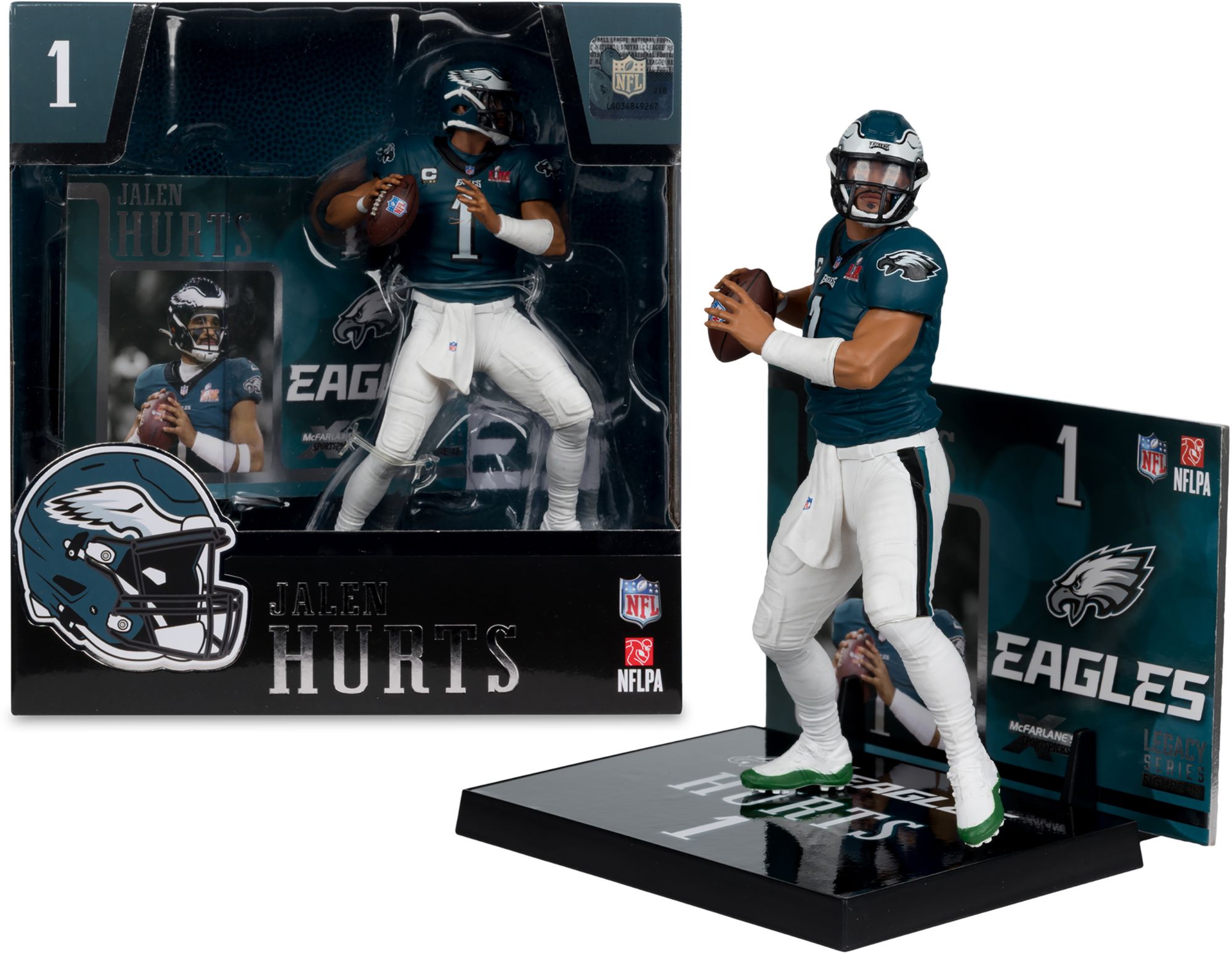 Imports Dragon Philadelphia Eagles Jalen Hurts #1 Posed Figurine product image