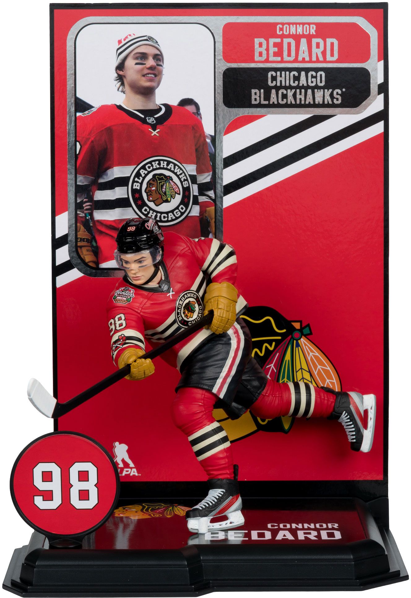 Imports Dragon Chicago Blackhawks Connor Bedard #98 Posed Figure product image
