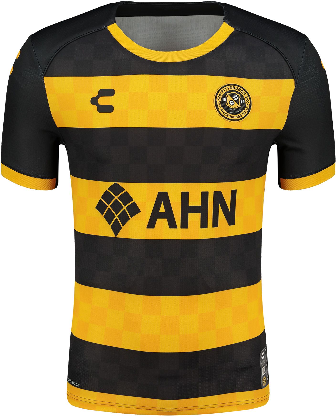 Charly Adult Pittsburgh Riverhounds SC 2025-26 Black Home Authentic Jersey product image