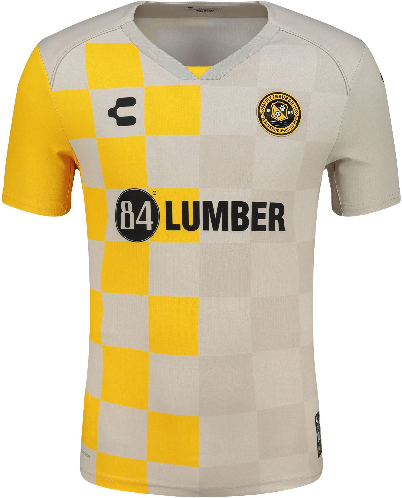 Charly Adult Pittsburgh Riverhounds SC 2025-26 Grey Away Authentic Jersey product image