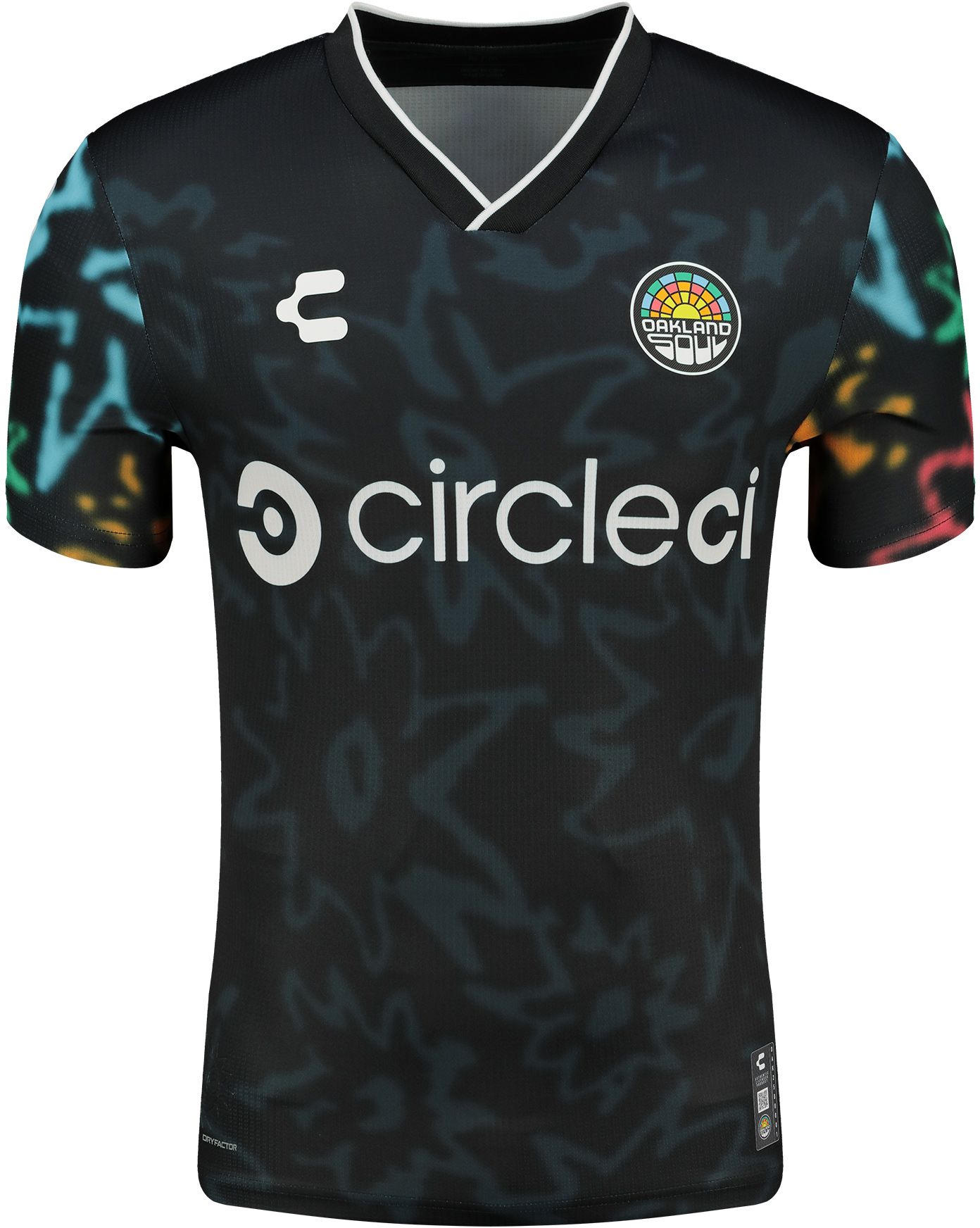 Charly Adult Oakland Soul SC 2025-26 Black Home Authentic Jersey product image