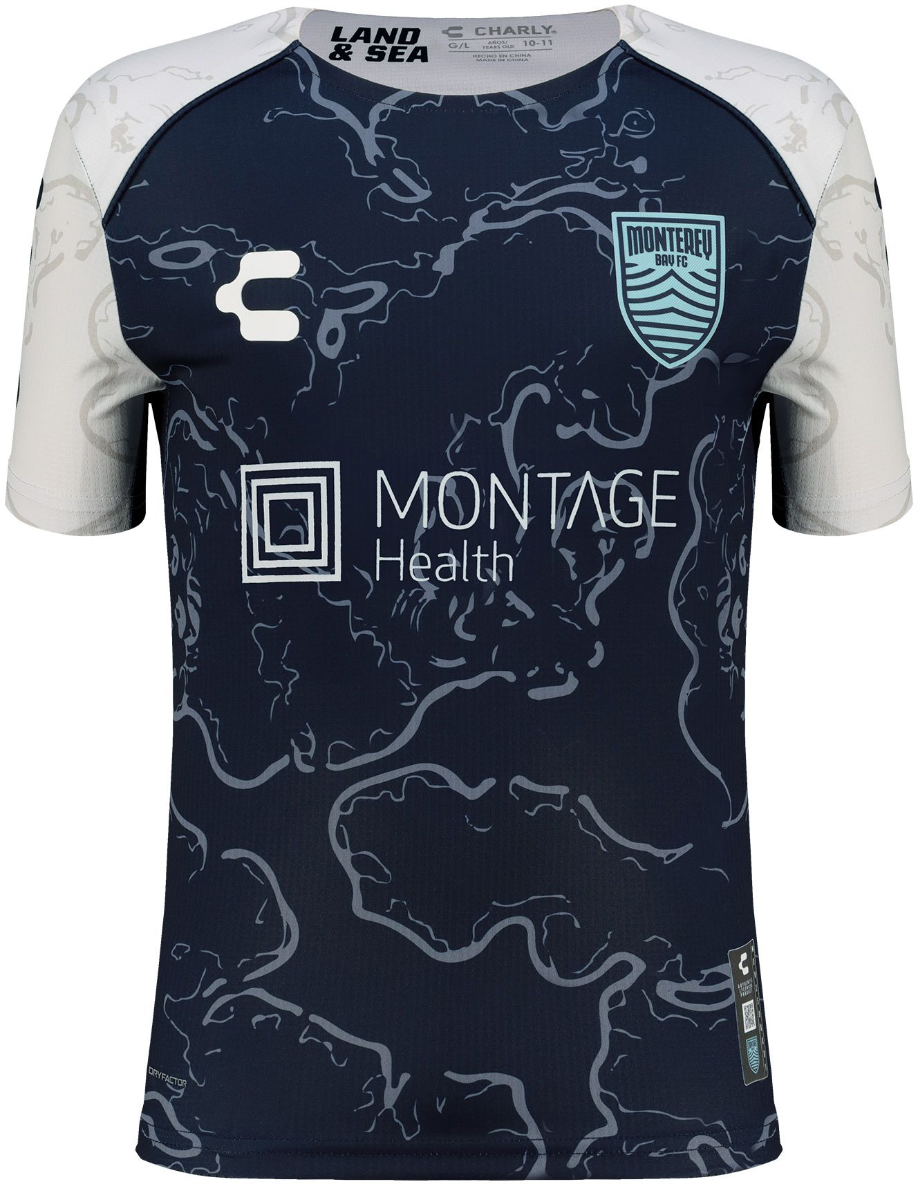 Charly Youth Monterey Bay FC 2025-26 Navy Home Authentic Jersey product image