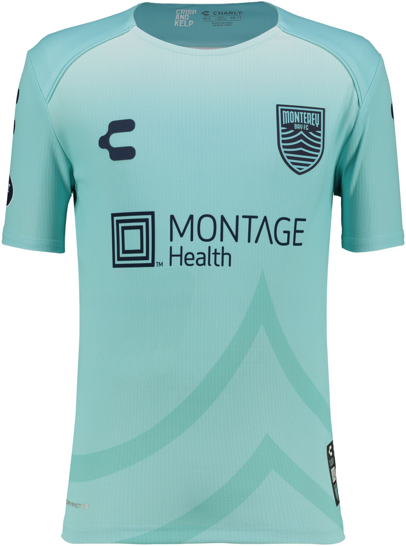 Charly Youth Monterey Bay FC 2025-26 Teal Away Authentic Jersey product image