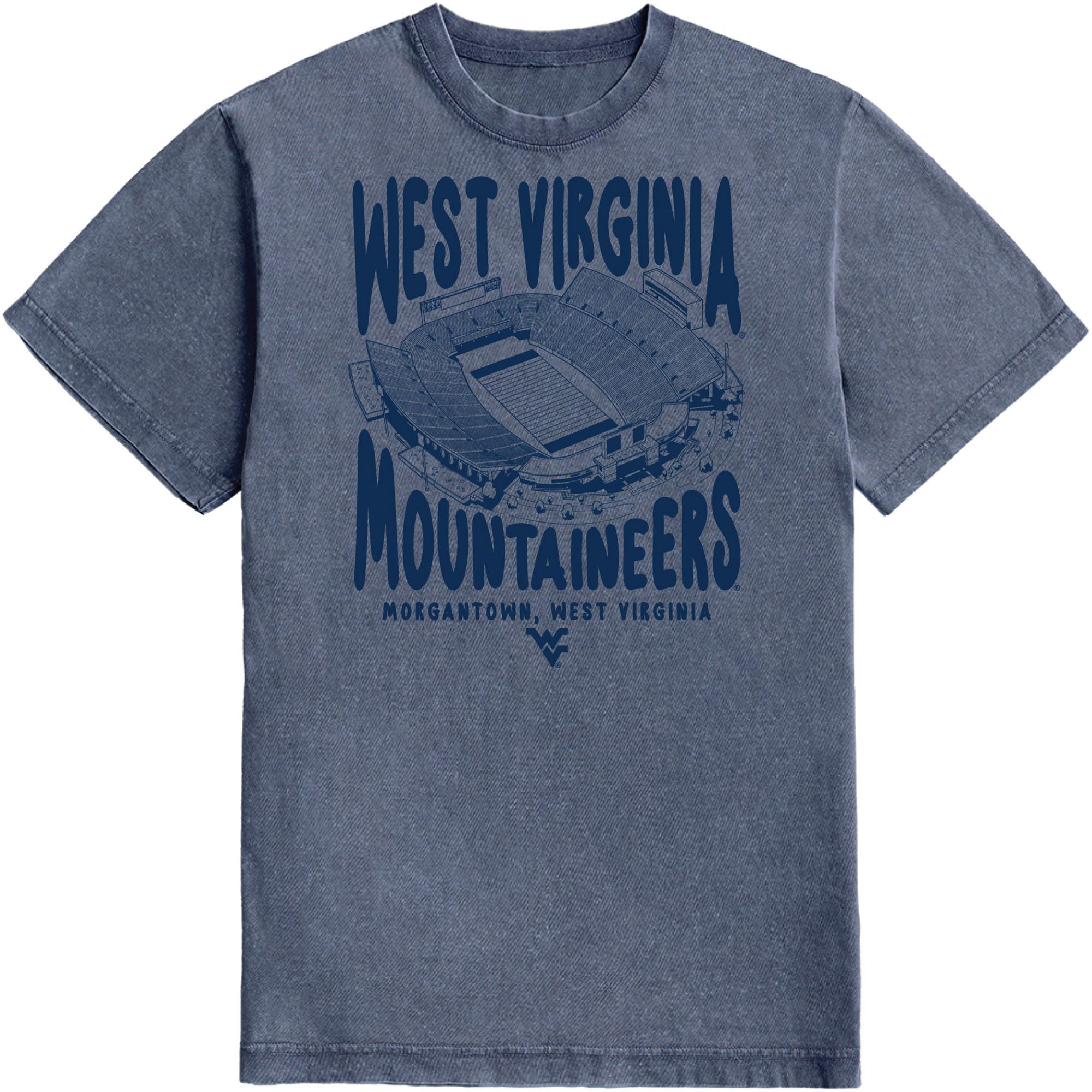 USCAPE Men's West Virginia Mountaineers Vintage Blue Stadium T-Shirt product image