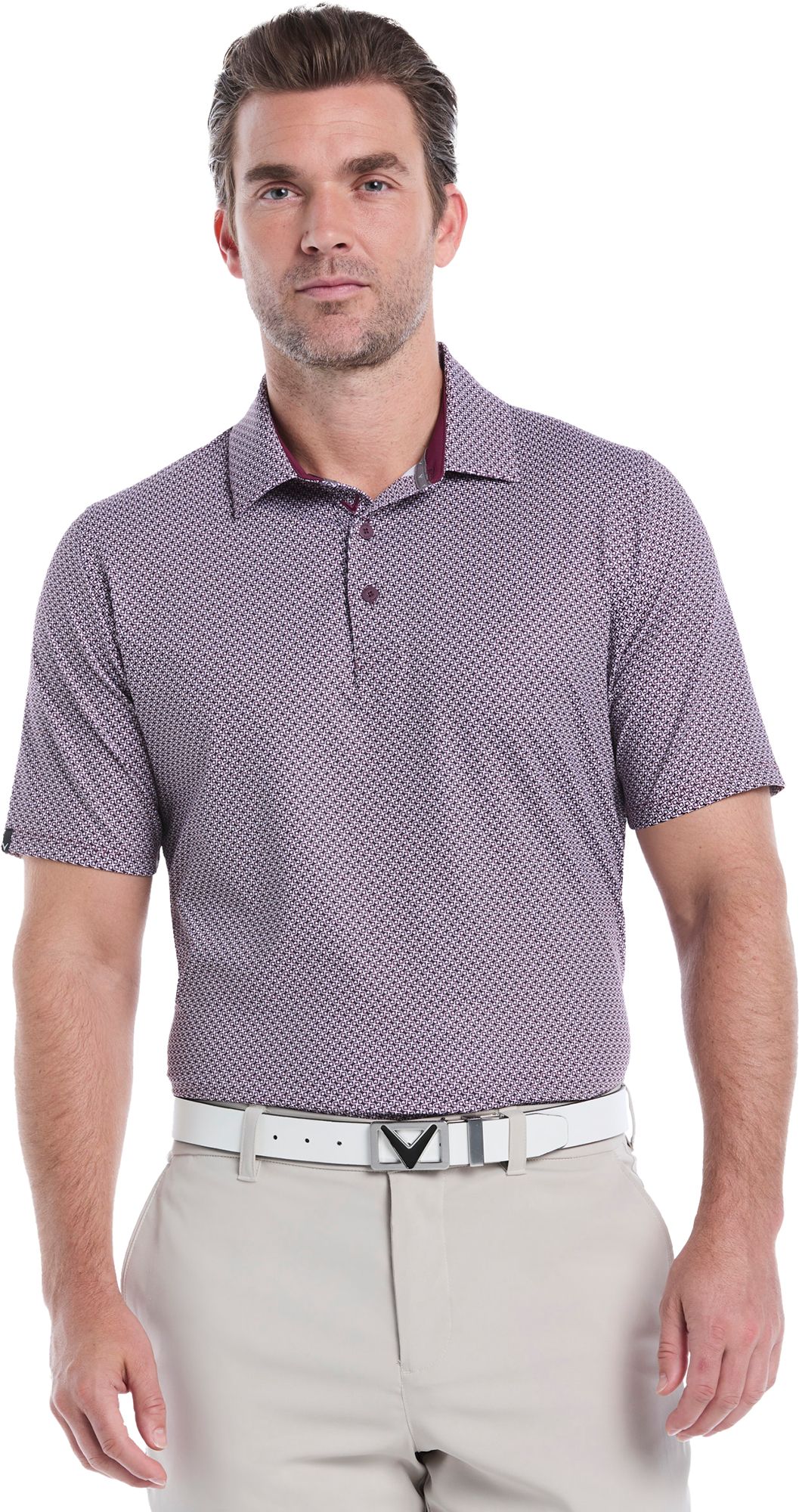 Callaway Men's Textured Chevron Print Golf Polo product image