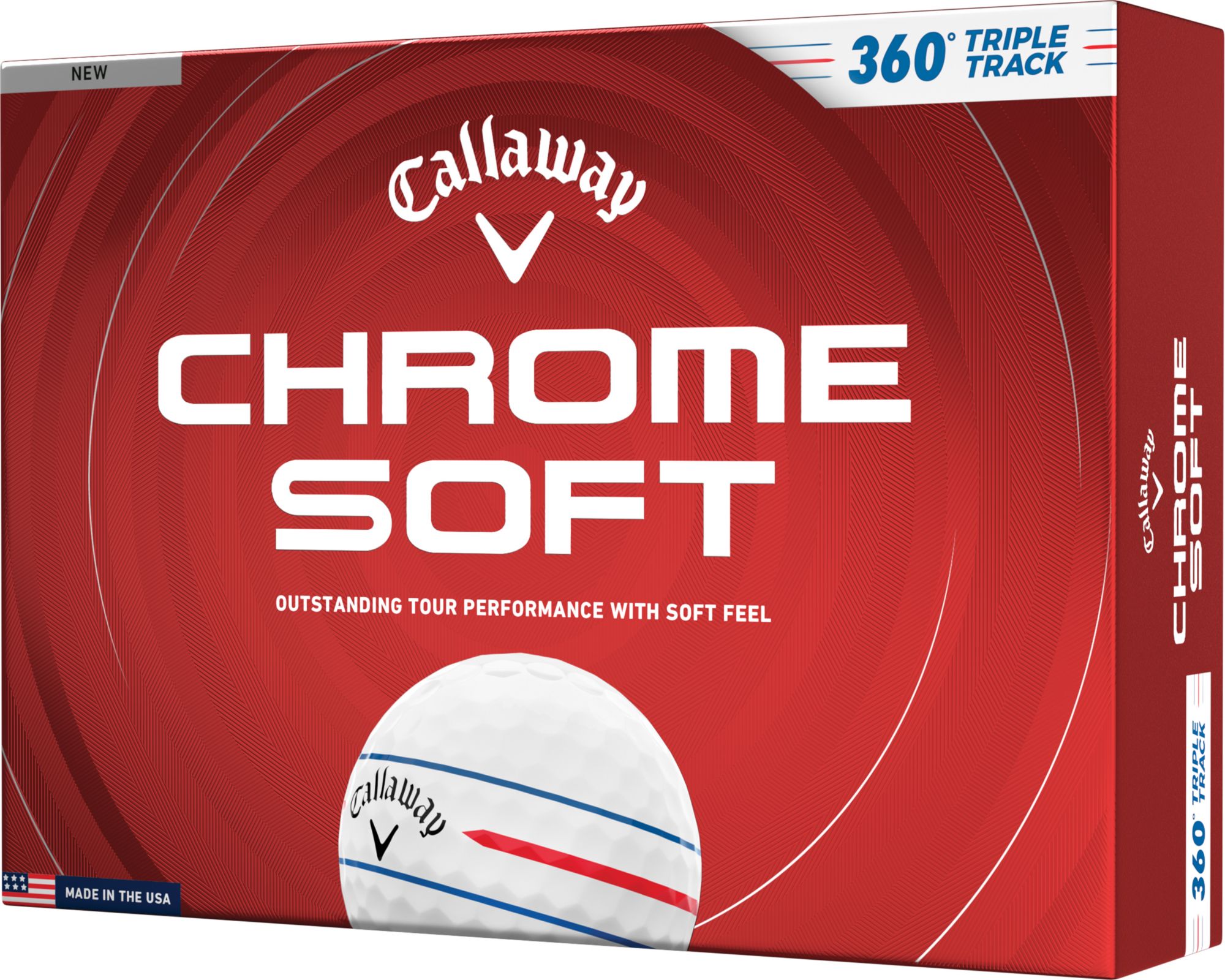 Callaway 2026 Chrome Soft 360 Triple Track Golf Balls product image