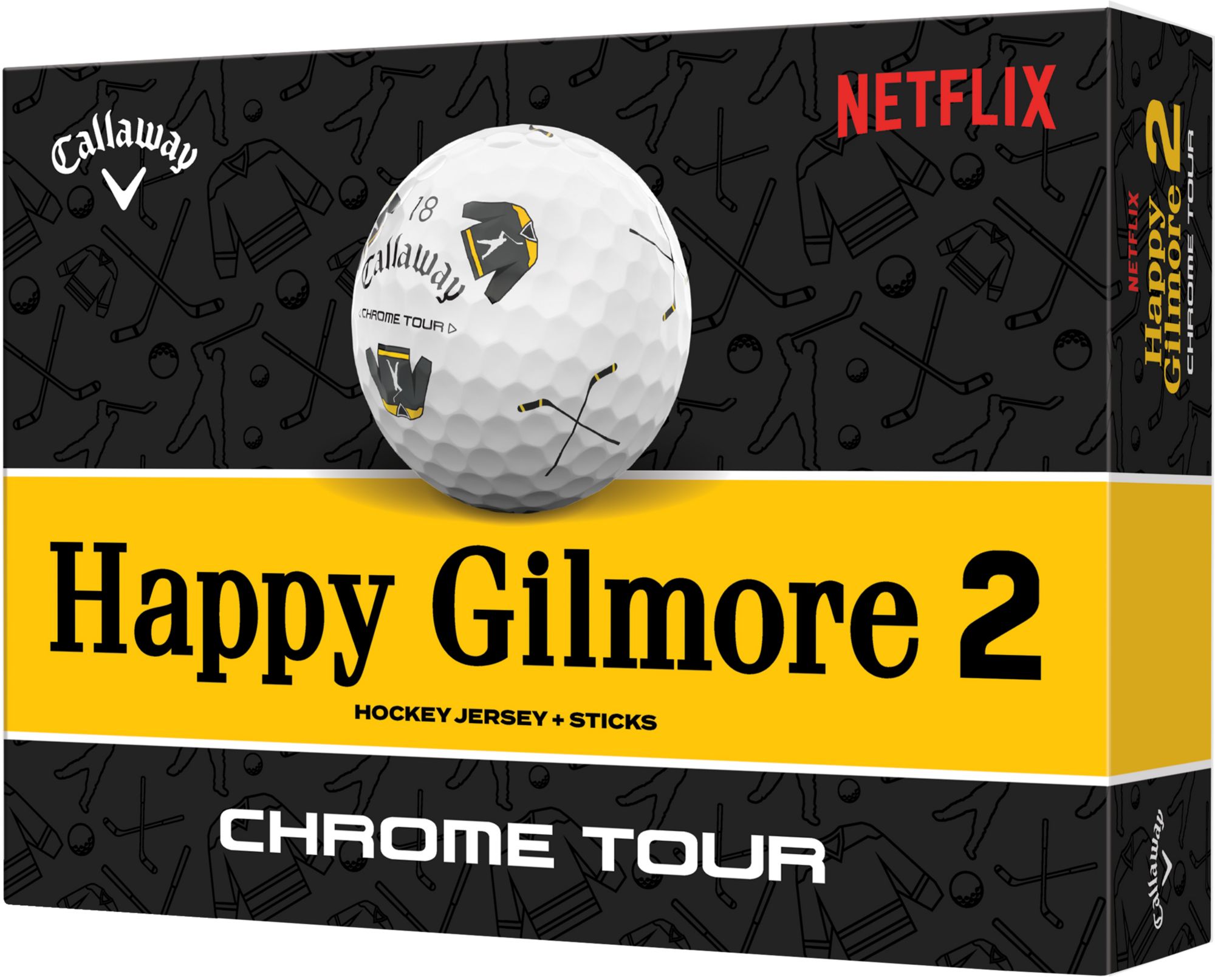 Callaway 2025 Chrome Tour Happy Gilmore 2 Truvis Golf Balls product image
