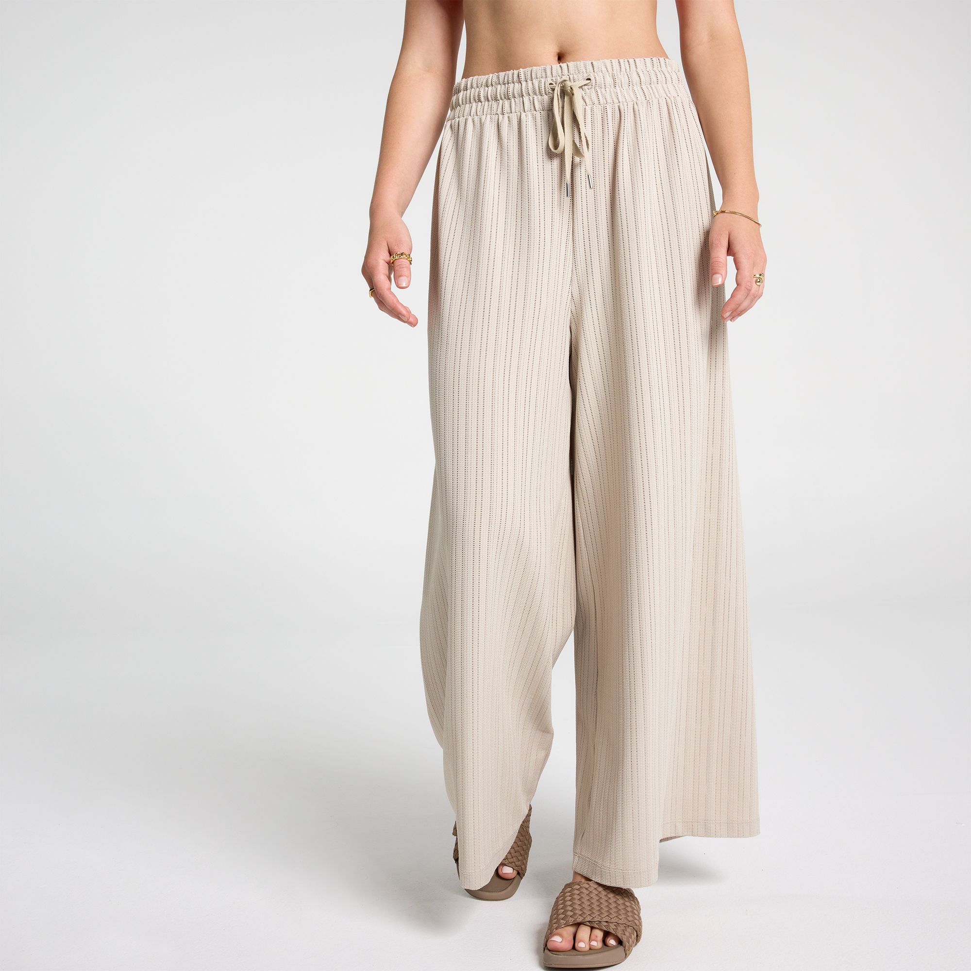 CALIA Women's Swim Wide Leg Knit Cover Up Pant product image