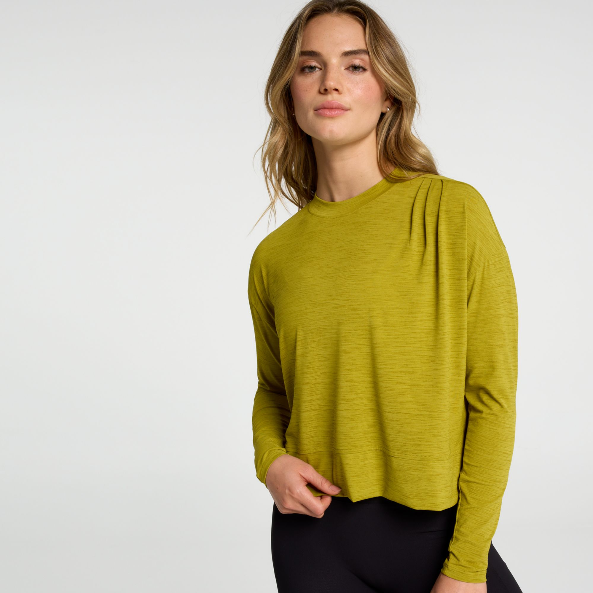 CALIA Women's Pleat Shoulder Long Sleeve Shirt product image