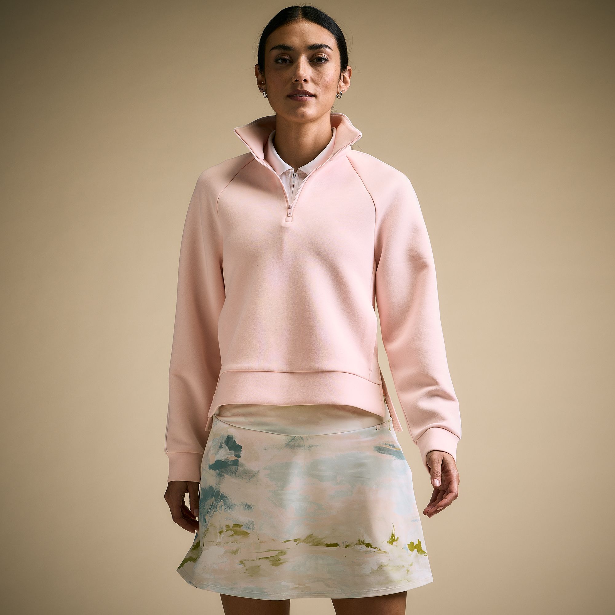 CALIA Women's Golf Soft Scuba 1/4 Zip Sweatshirt product image