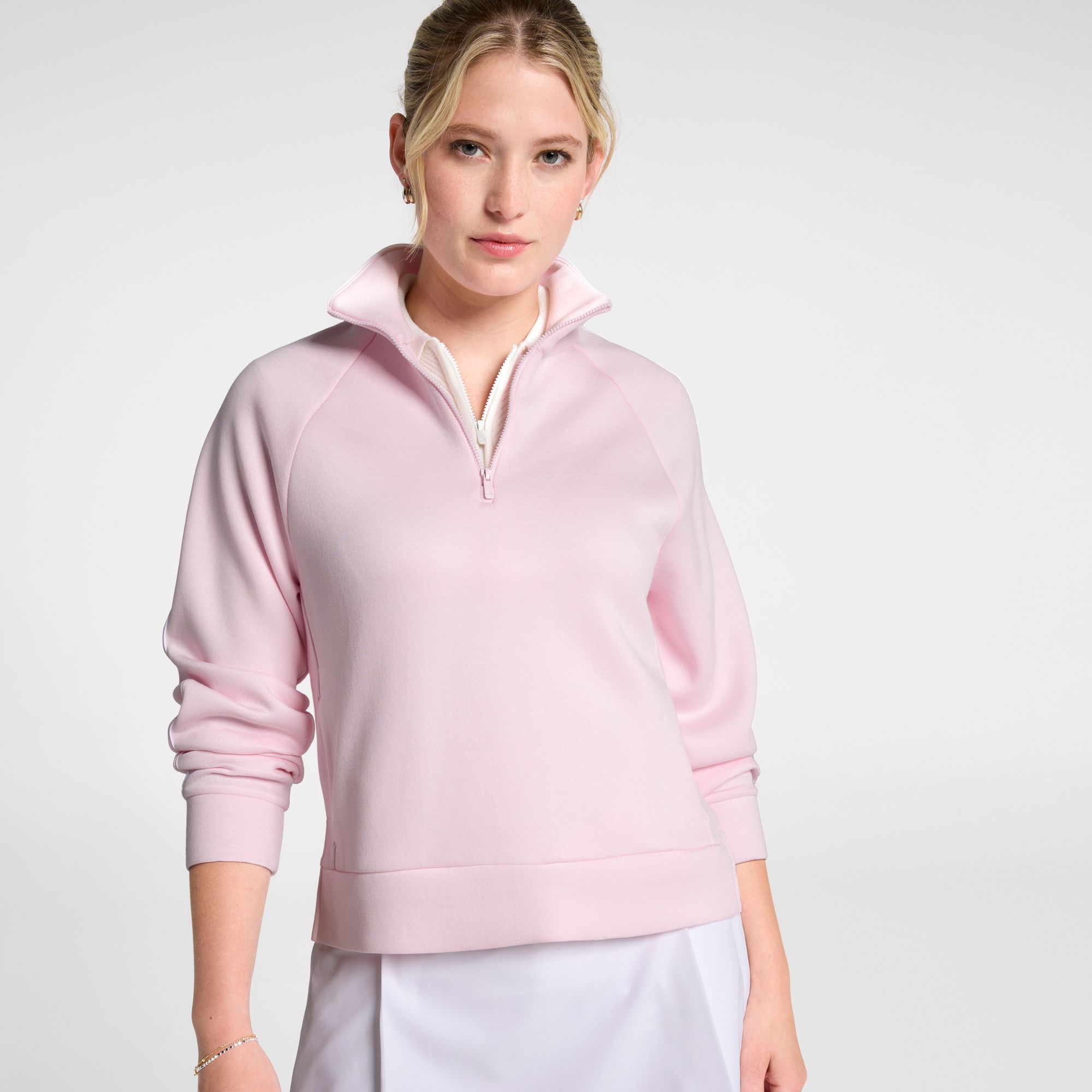 CALIA Women's Pique Soft Scuba 1/4 Zip Pullover product image