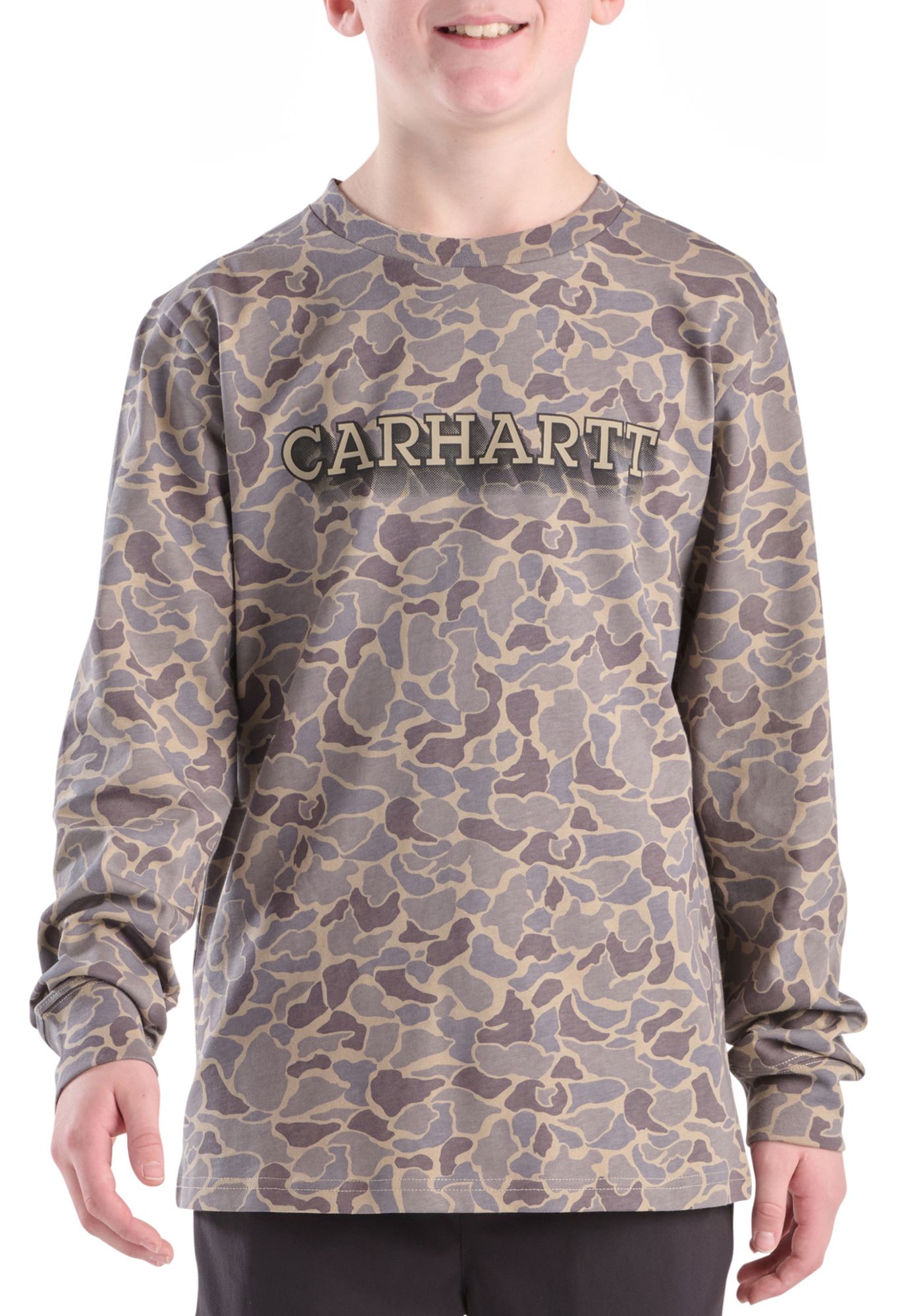 Carhartt Boys' Printed Camo Long Sleeve Shirt product image
