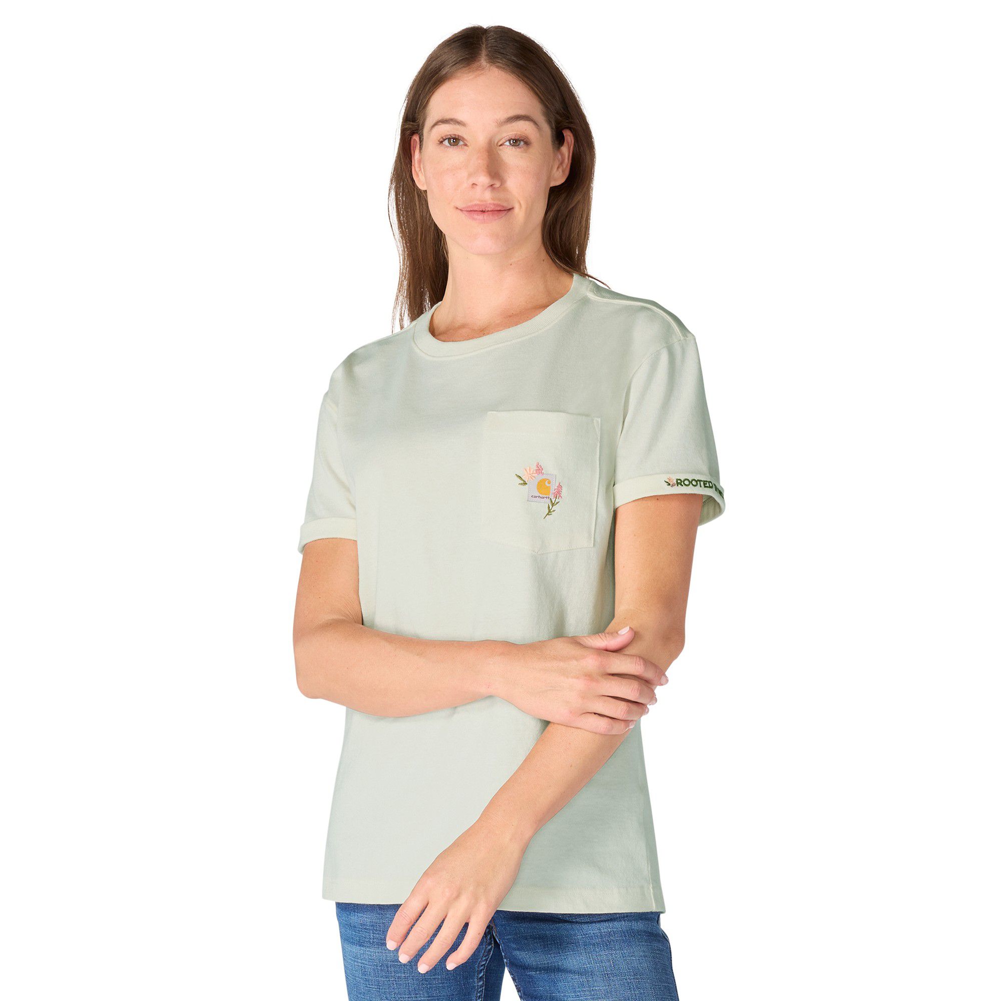 Carhartt Women's Floral Embroidery T-Shirt product image