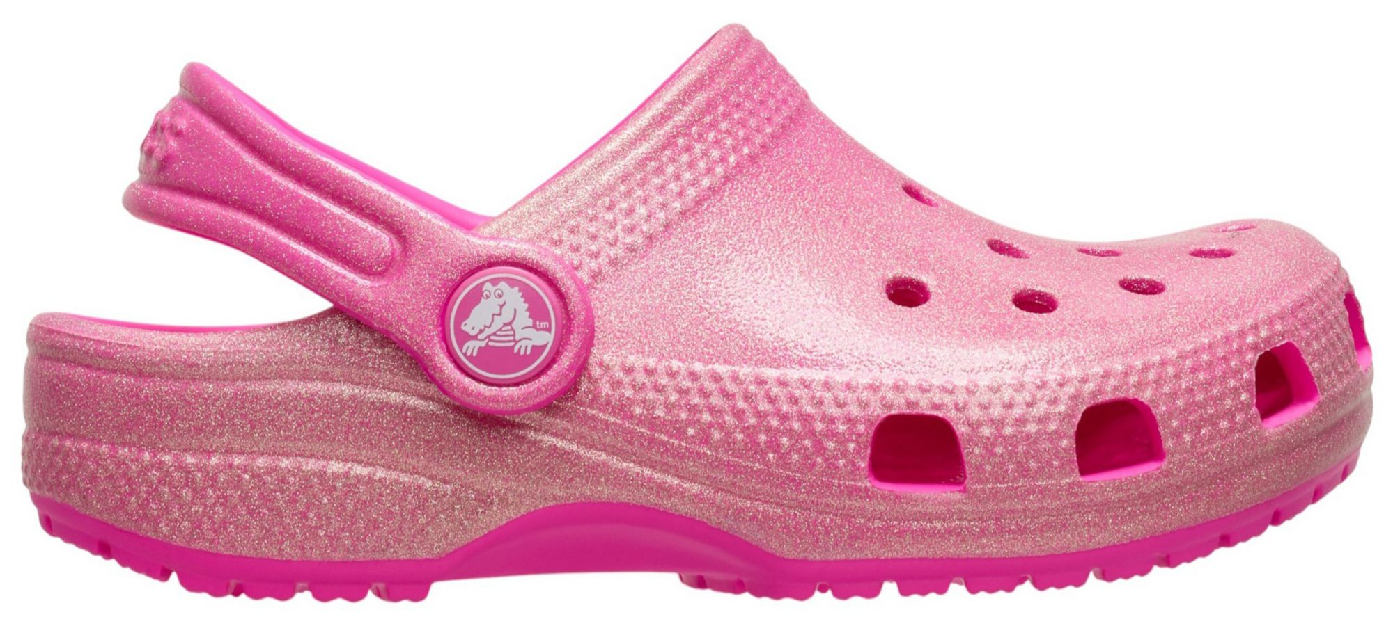 Crocs Toddler Classic Iridescent Glitter Clog product image