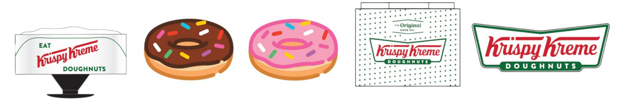 Crocs Jibbitz Krispy Kreme - 5 PK product image