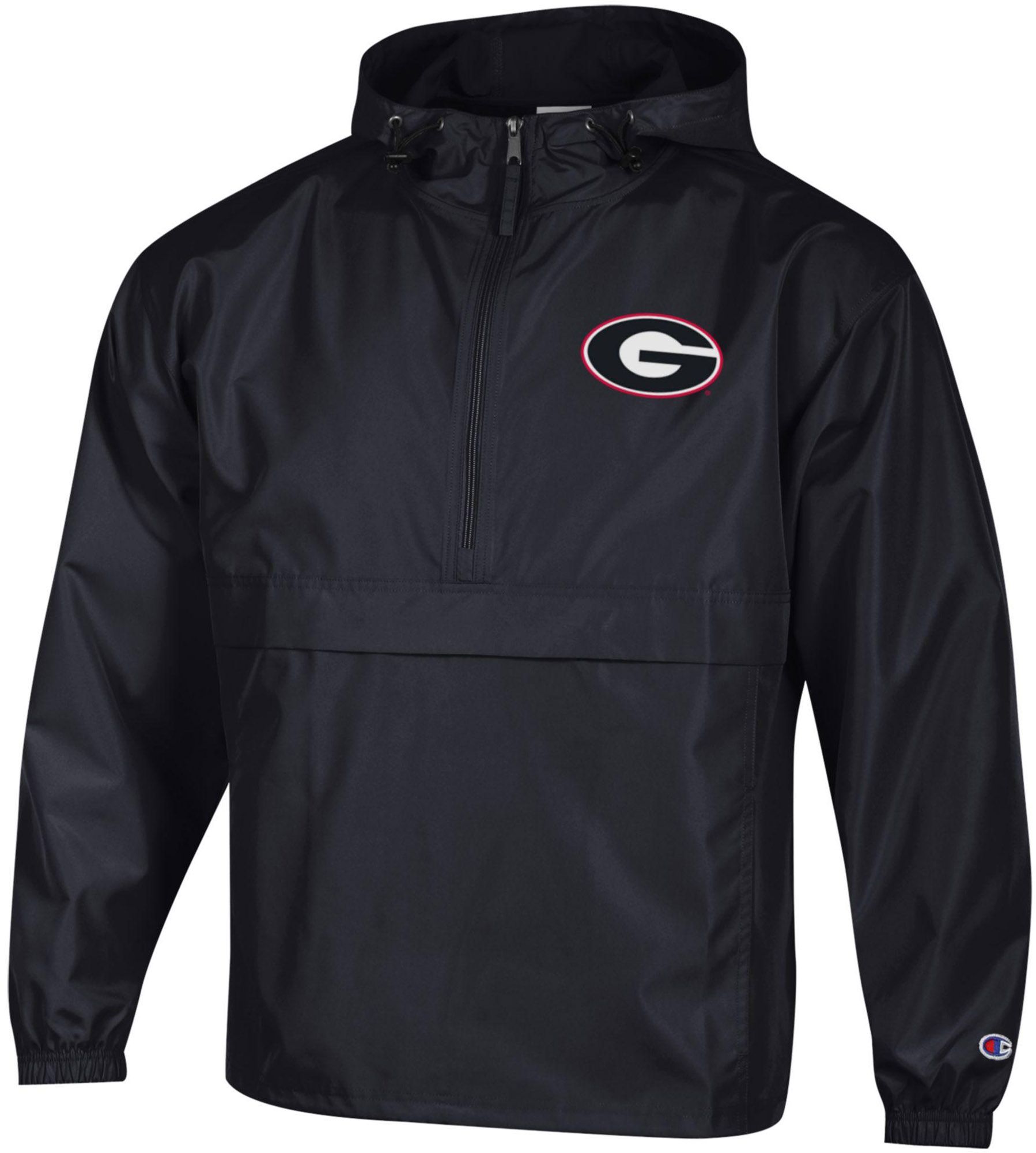 Champion Men's Georgia Bulldogs Black Packable Jacket product image