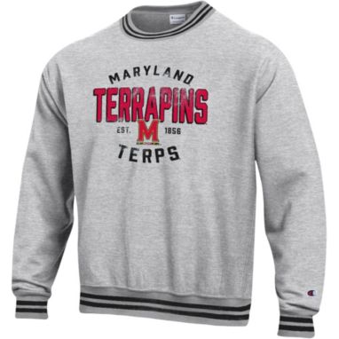 sorry, Champion Men's Maryland Terrapins Reverse Weave Yarn Dye Rib Crew Pullover Sweatshirt is currently out of stock