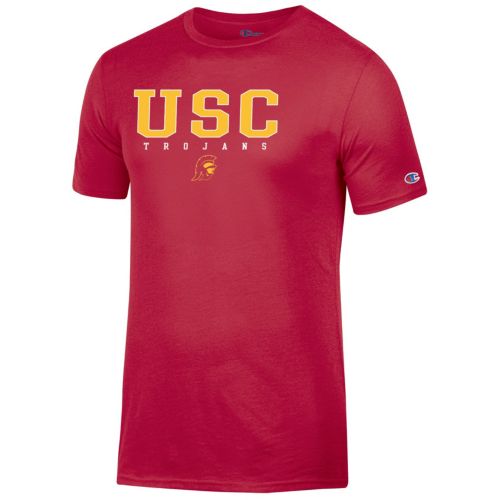 Champion Men's USC Trojans Red Stadium Promo T-Shirt | Dick's