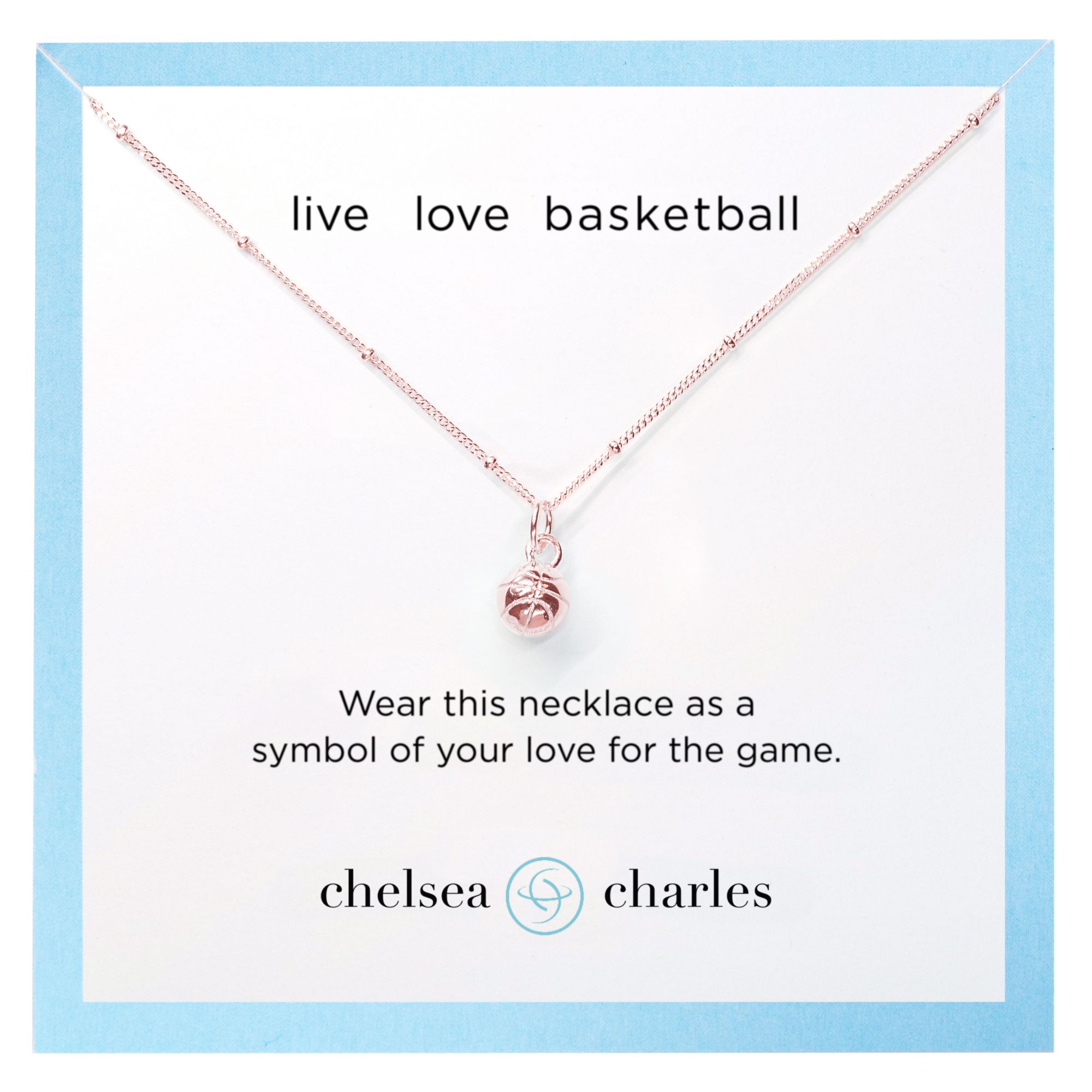 Chelsea Charles Basketball Necklace product image