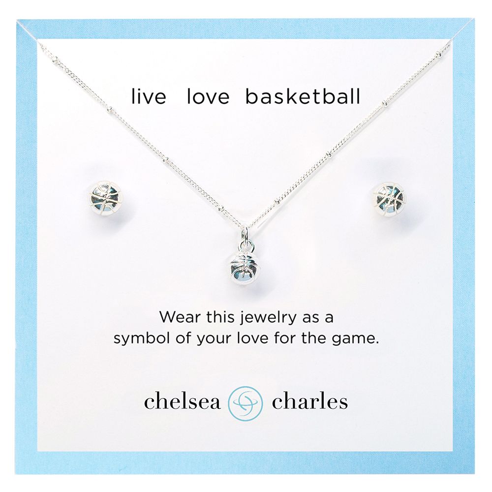 Chelsea Charles Basketball Necklace and Earring Set product image