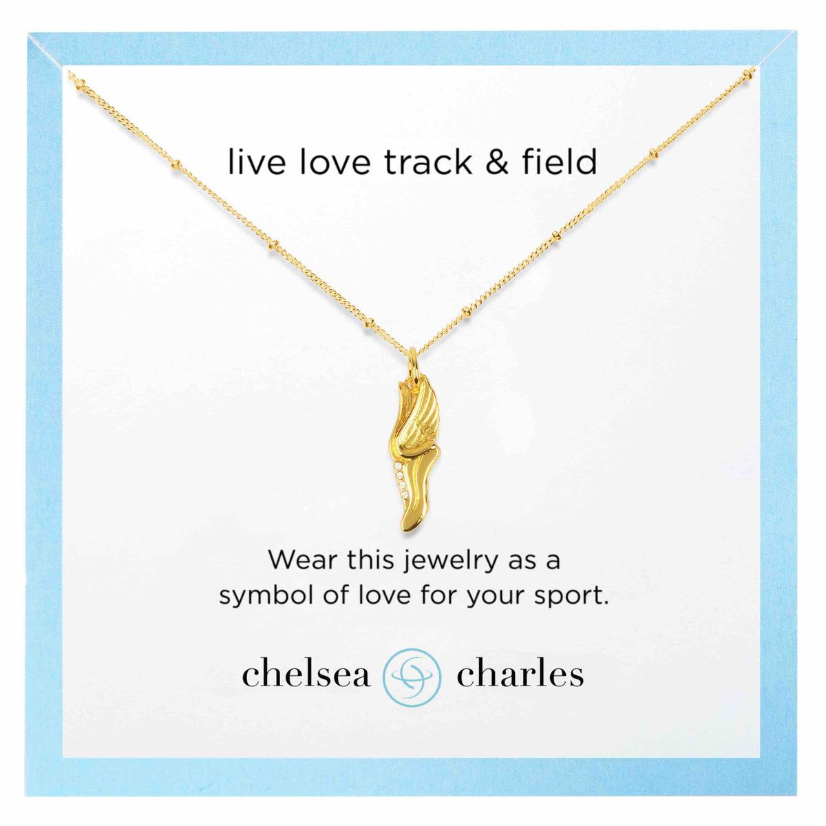 Chelsea Charles Sport Track and Field Charm Necklace product image