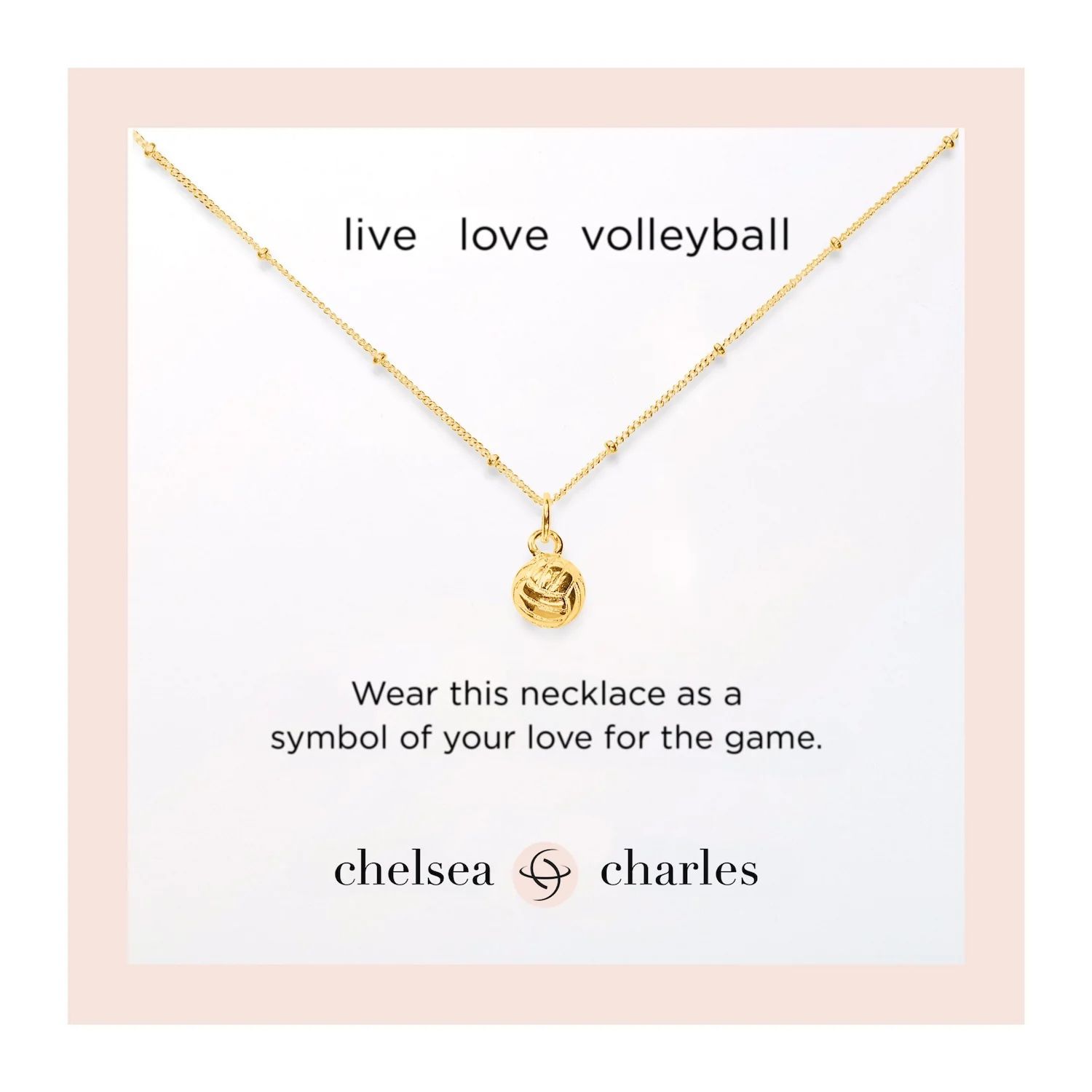 Chelsea Charles Sport Volleyball Girl's Necklace product image