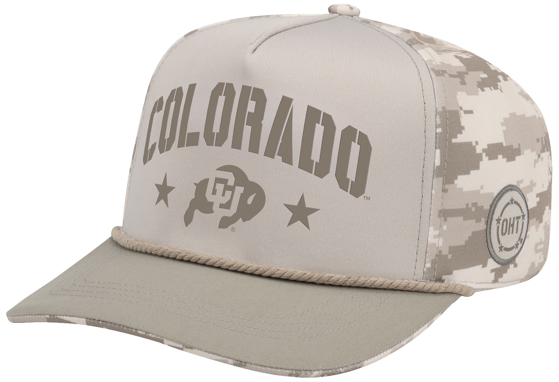 Colosseum Adult Colorado Buffaloes White Sand Adjustable Hat product image