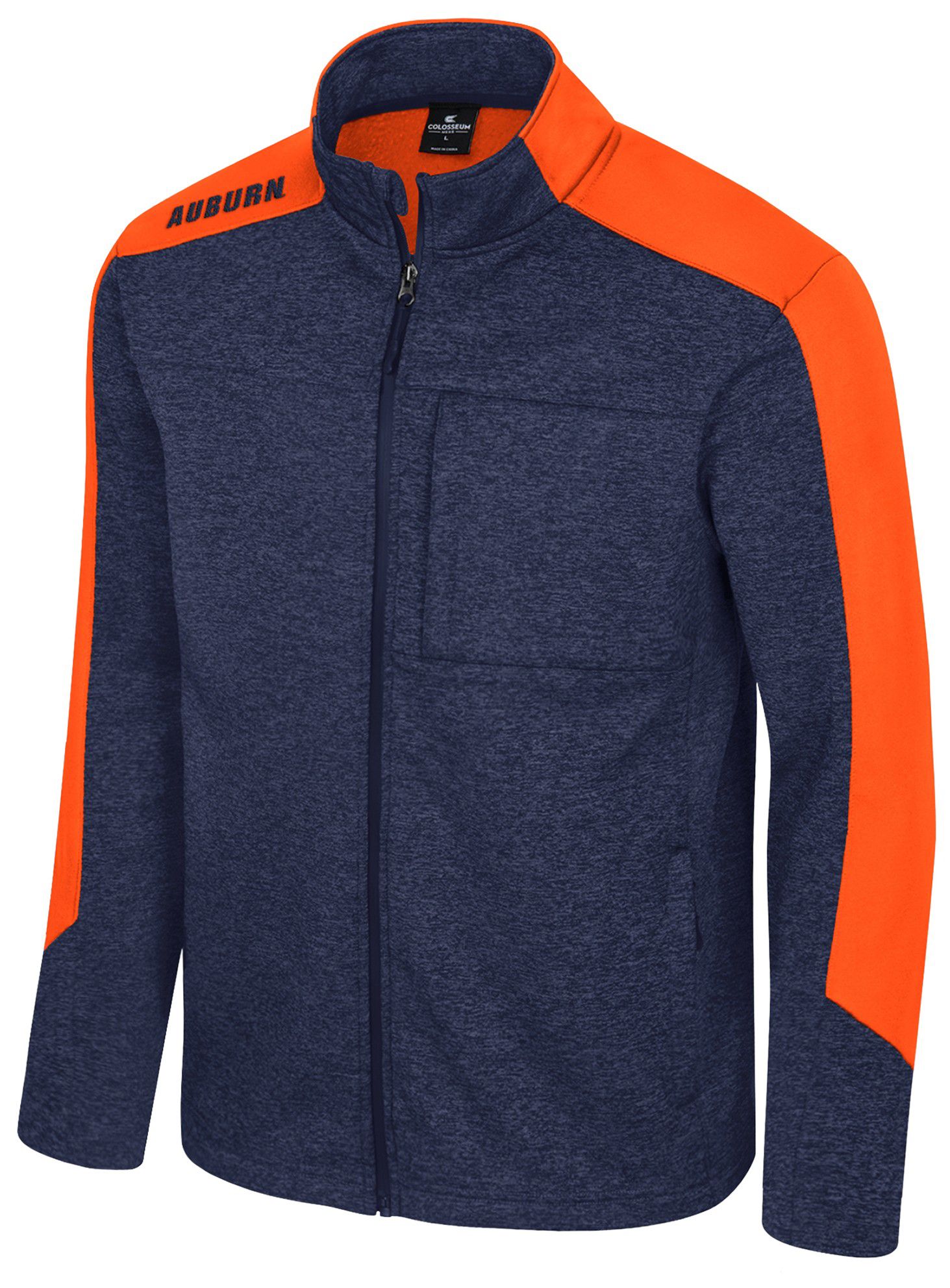 Colosseum Men's Auburn Tigers Navy Full-Zip New Dad Jacket product image