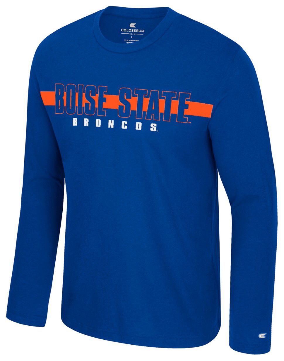 Colosseum Men's Boise State Broncos Royal Bar Long Sleeve T-Shirt product image