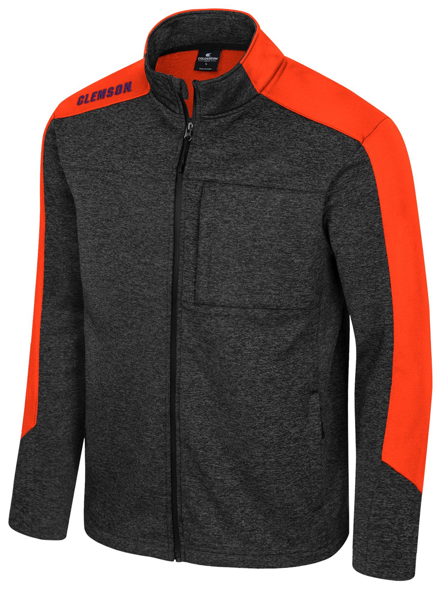 Colosseum Men's Clemson Tigers Black Full-Zip New Dad Jacket product image