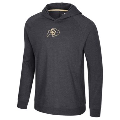 sorry, Colosseum Men's Colorado Buffaloes Black Long Sleeve Hoodie T-Shirt is currently out of stock