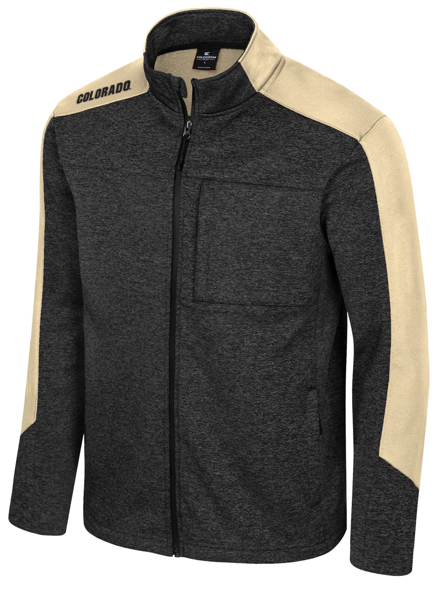 Colosseum Men's Colorado Buffaloes Black Full-Zip New Dad Jacket product image