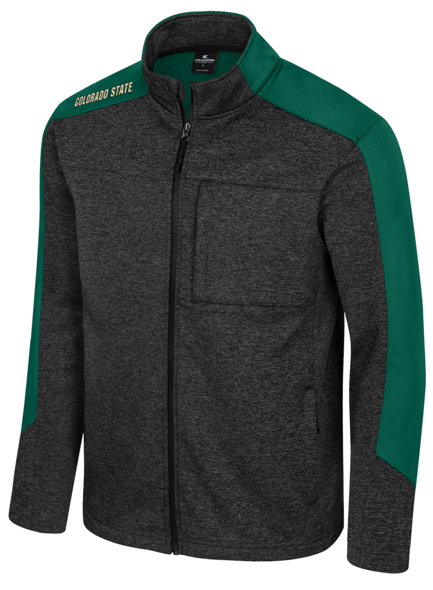 Colosseum Men's Colorado State Rams Black Full-Zip New Dad Jacket product image