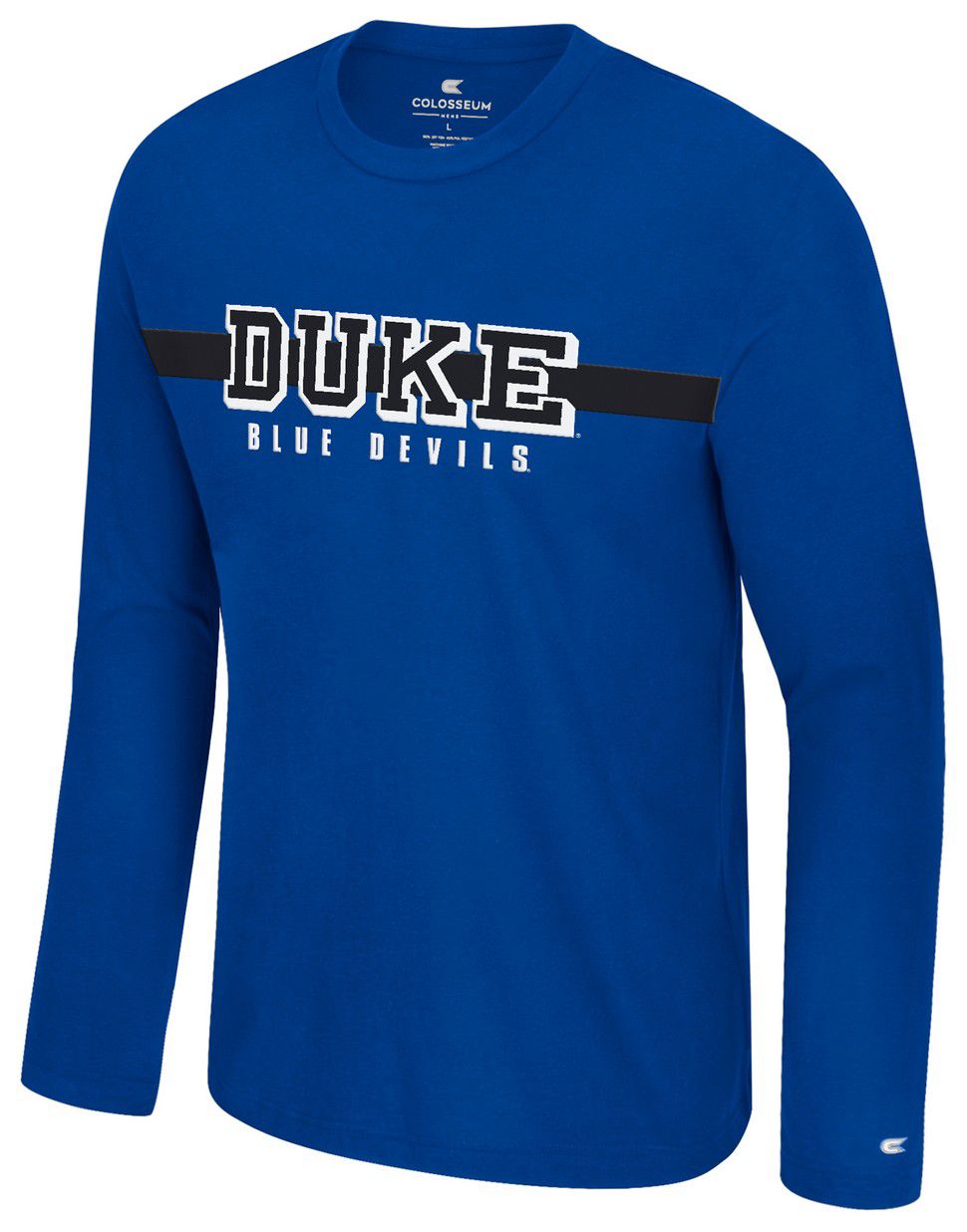 Colosseum Men's Duke Blue Devils Royal Bar Long Sleeve T-Shirt product image