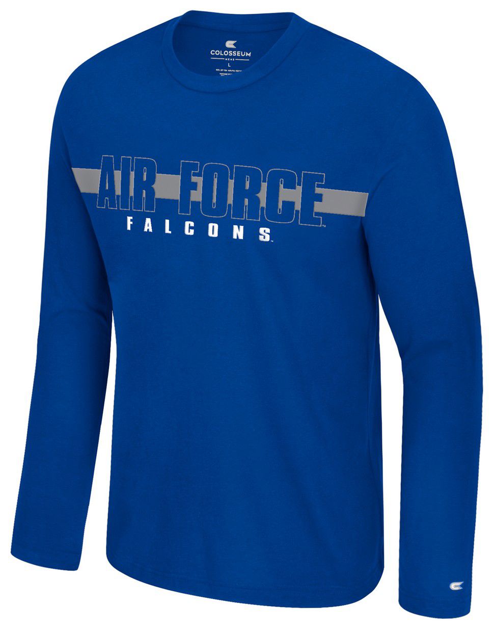 Colosseum Men's Air Force Falcons Royal Bar Long Sleeve T-Shirt product image
