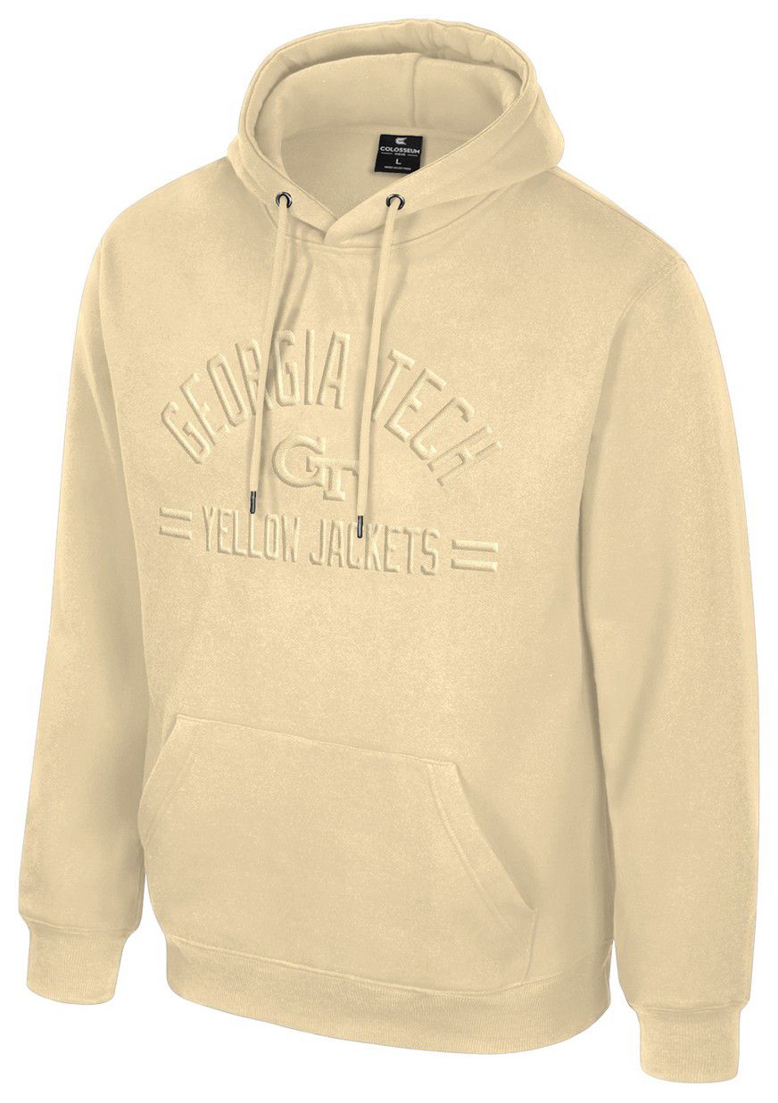 Colosseum Men's Georgia Tech Yellow Jackets Vegas Gold New Member Pullover Hoodie product image