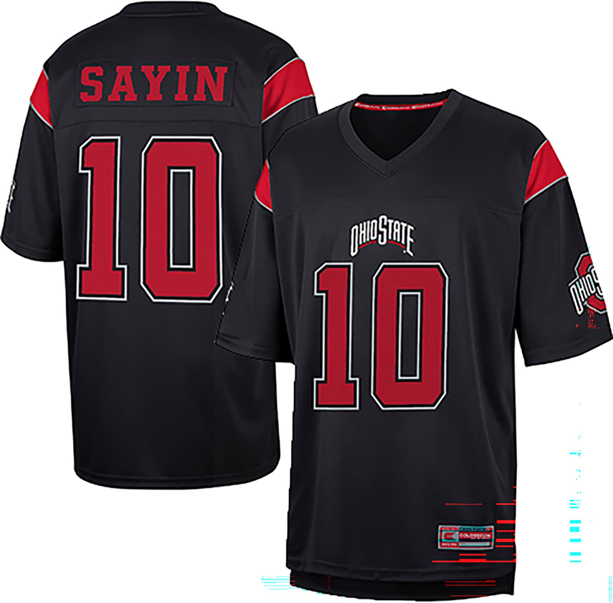 Colosseum Men's Ohio State Buckeyes Julian Sayin #10 Black Jersey product image